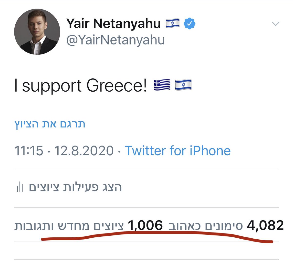 Yair Netanyahu🇮🇱 tweet media