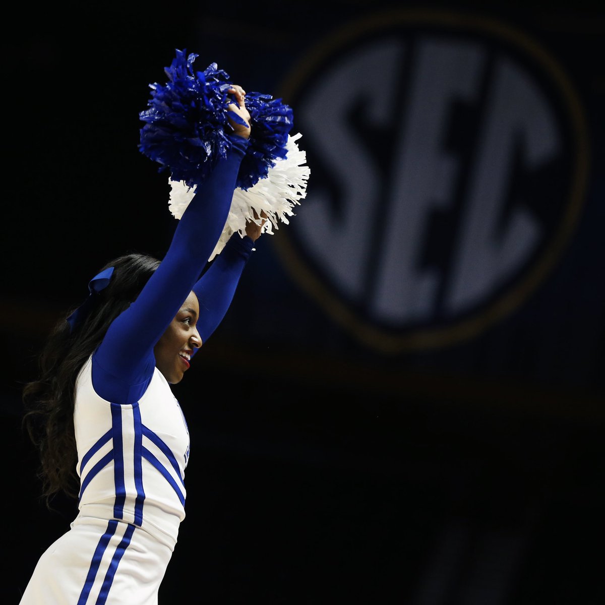 KentuckyCheer's tweet photo. MEET THE SQUAD!

@aerialsymone16 is a rising senior from Nashville, Tennessee! Welcome back, Aerial! We are happy to have you on the squad! 😼📣💙 #WeAreUK #WildcatWednesday https://t.co/3tOa4DtpWz