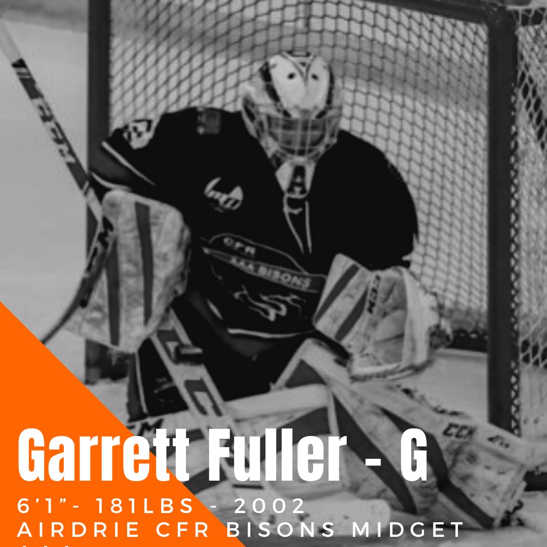 drumdragons's tweet photo. ⚠️SIGNED⚠️
The Drumheller Dragons have added Garrett Fuller (02’-G) 

The Airdrie, AB native spent the past 2 seasons with the Airdrie CFR Bisons. Fuller appeared in 34 games over the past two years and earned his 1st AJHL win for the Dragons last season in Calgary  #ajhl https://t.co/QOvIx32nUS