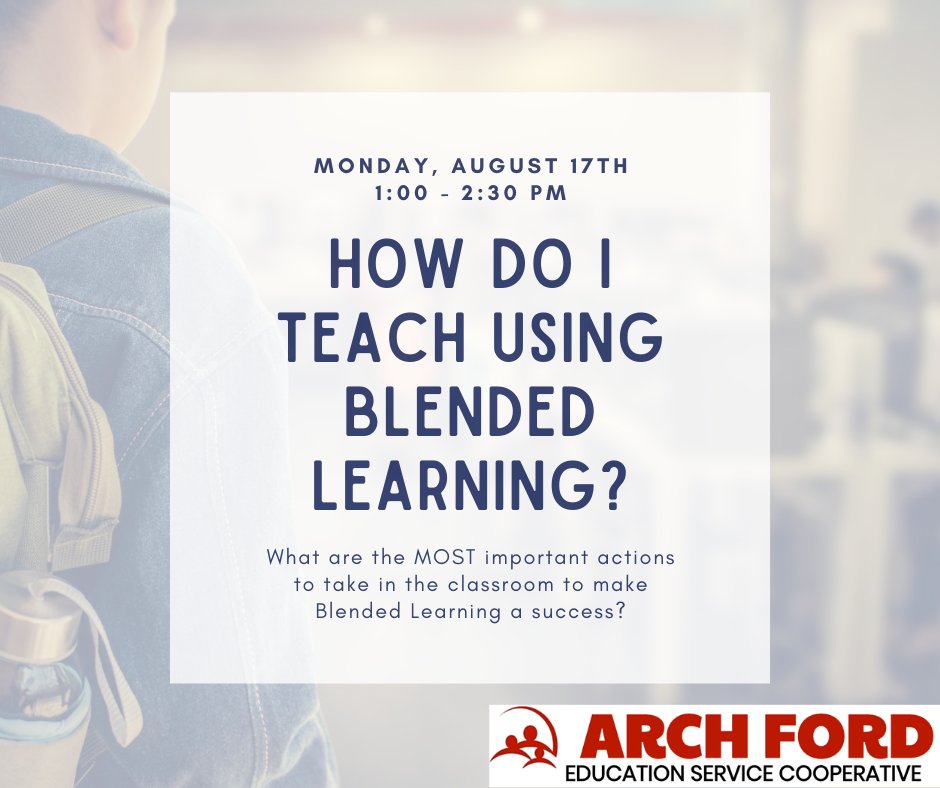 ArchFordESC's tweet image. We added 2 mini-sessions today! Click here to register: escweb.net/ar_esc/catalog…
These sessions will be recorded.