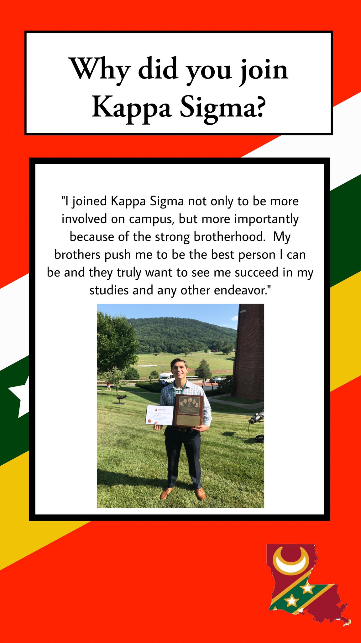 Kappa Sigma OmicronChi on Twitter "Learn about our Brother Cole