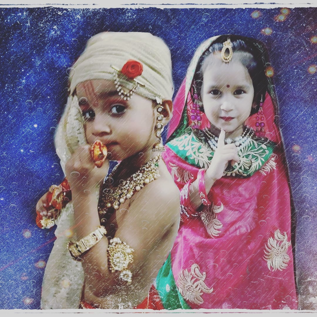 KavitaKala1's tweet photo. Happy janmashtmi ♥️ Radhey Krishna 🥰🥰 https://t.co/efUA53SBdn