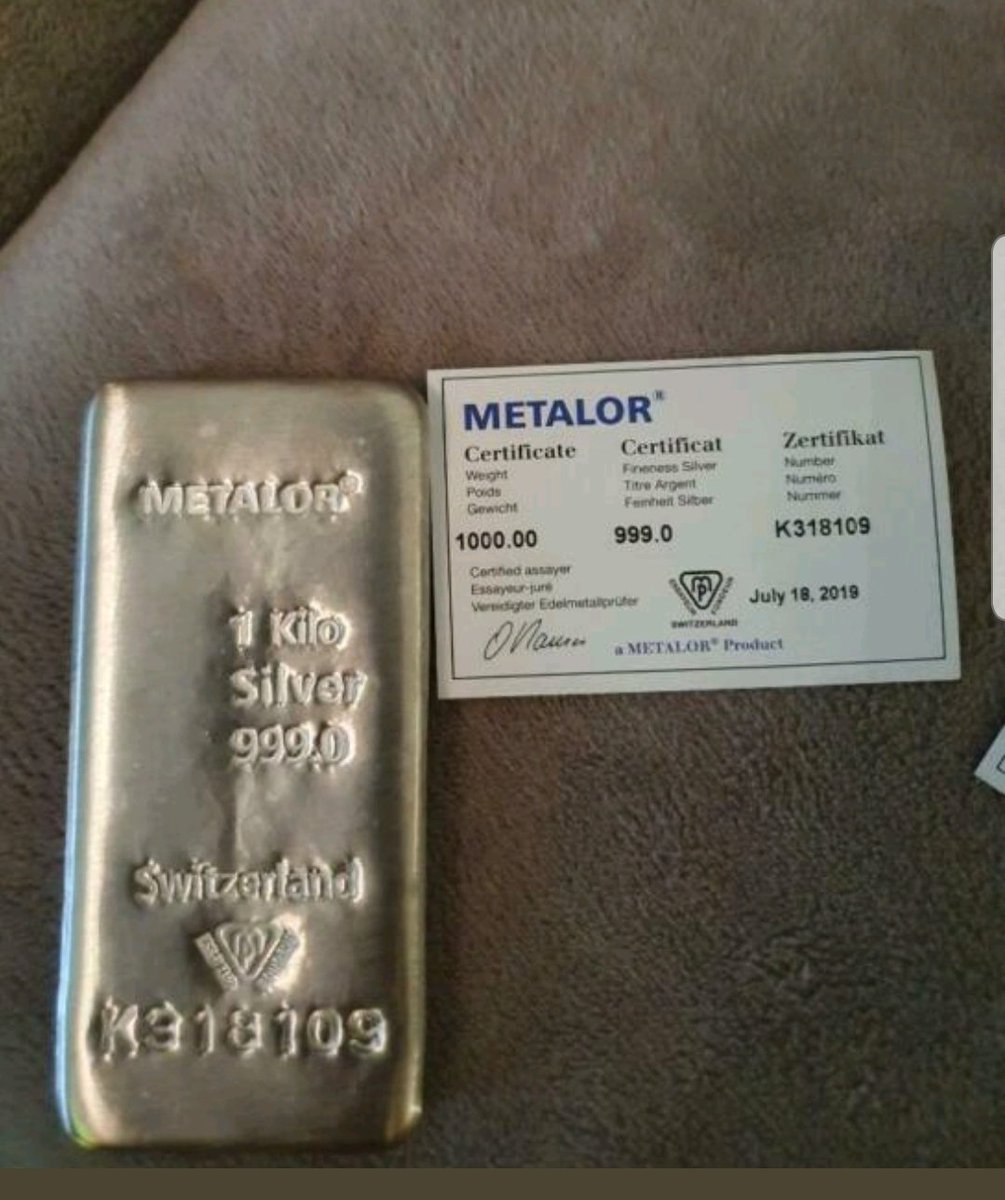 hieromiser's tweet photo. #zilverbaren #gumus #metalor #hereaus #schone #gumuskulce #yatirim #Bitcoin #dolar #euro #gold #altin https://t.co/vO9LJynGAR