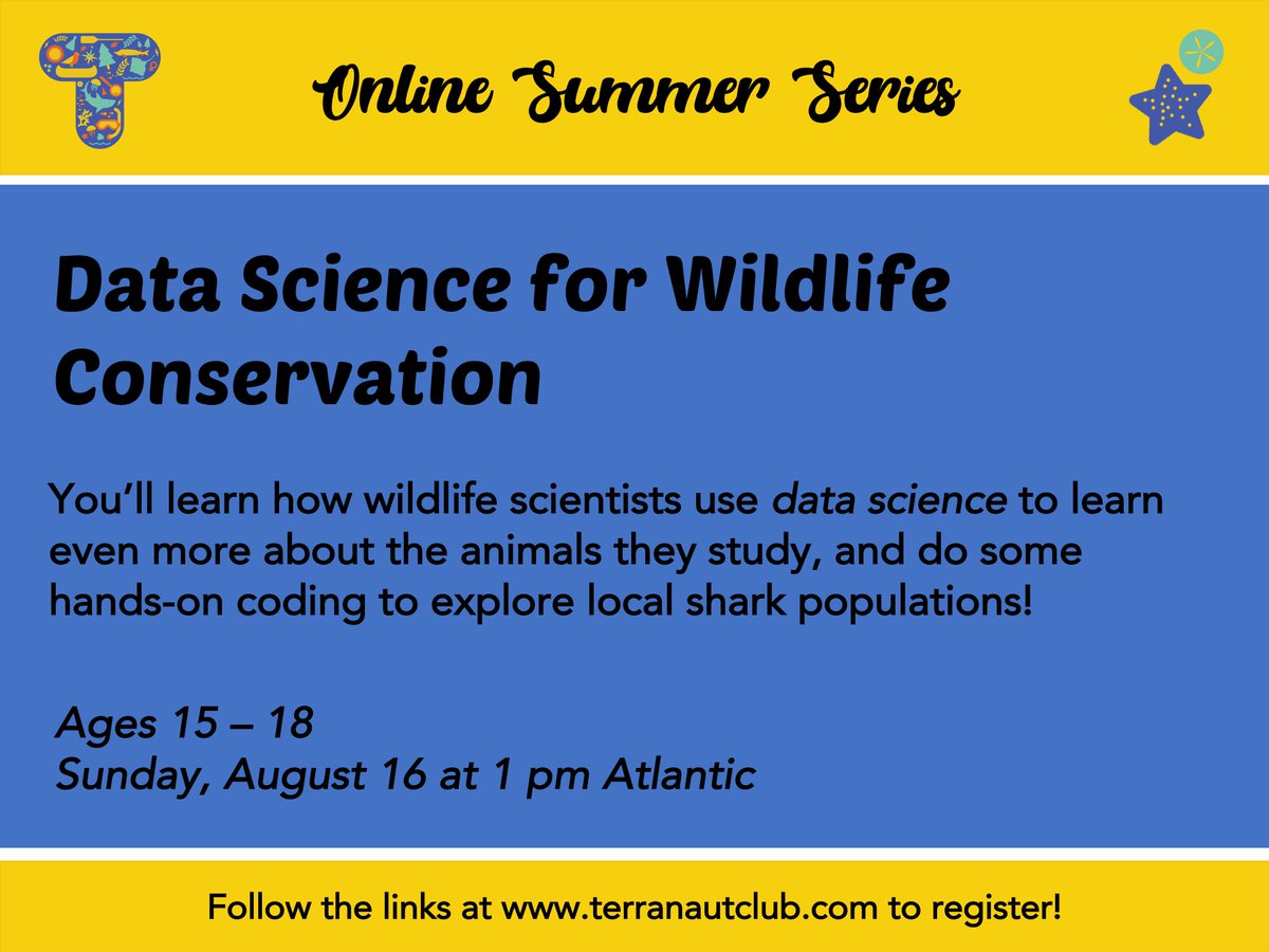 terranautclub's tweet photo. Hi everyone! Check out these awesome FREE online STEM events happening in the next few days! These events are open to girls and gender minorities ages 9 - 18 who live in Atlantic 🇨🇦 and Florida 🌴!
Register here:
https://t.co/HKPZR19jbf
#computerscience #scienceofbaking #data https://t.co/H2ZKC6SumH