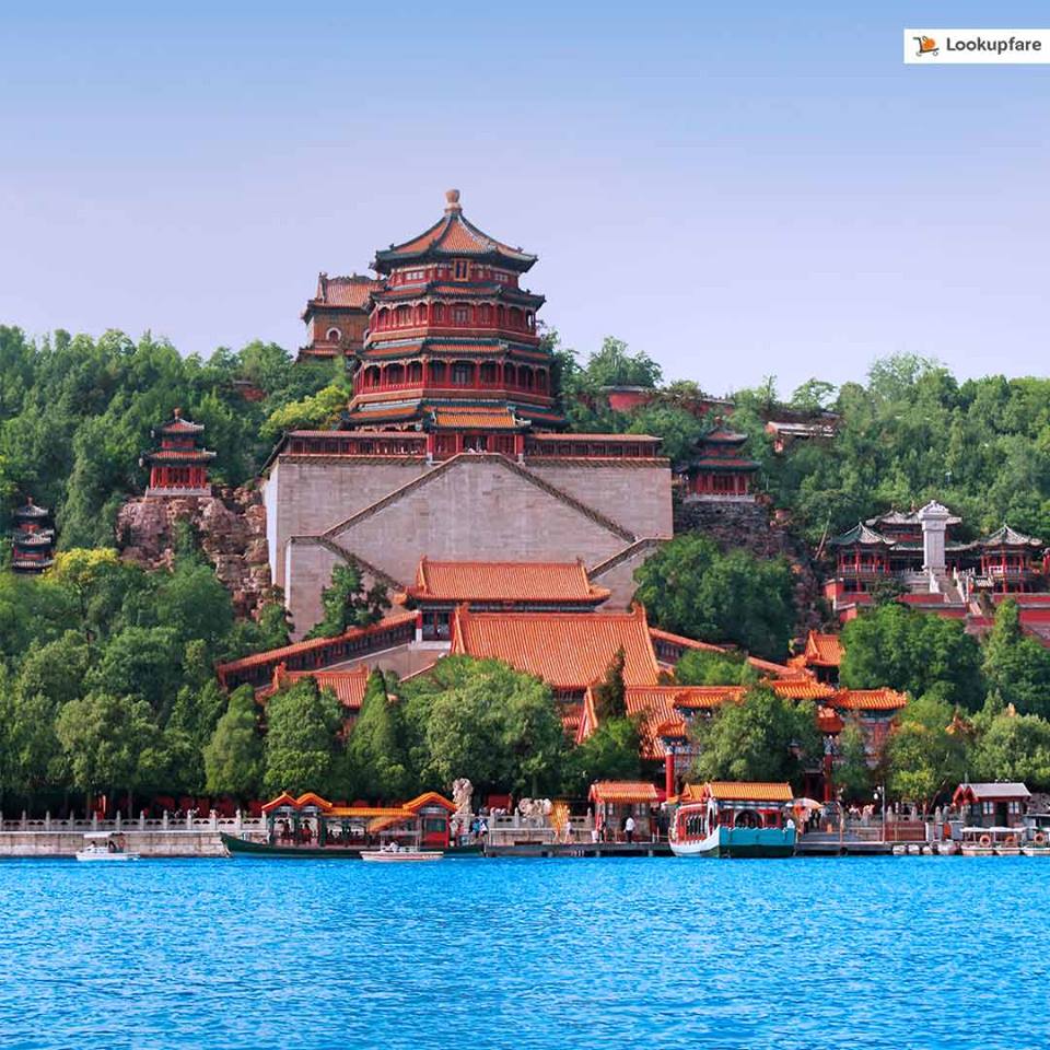 lookupfare's tweet photo. An easy 15-kilometer commute from #Beijing, the sumptuous Imperial Summer Palace is set amid more than 700 acres of beautiful parkland and is one of #China's most visited attractions. https://t.co/2ZzgBsfeBc