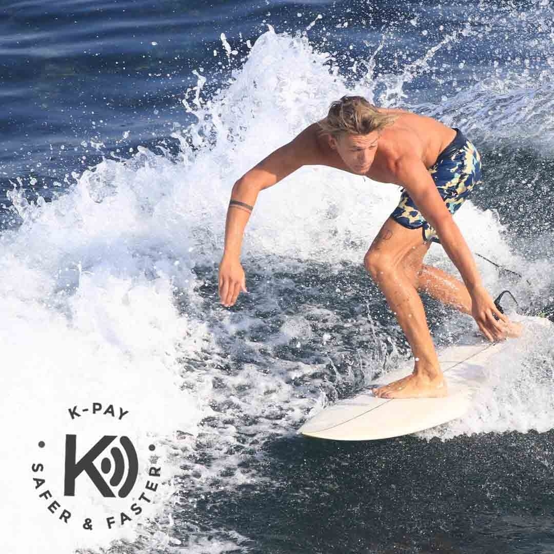 KpayWearables's tweet photo. Heading to the beach this summer? K-pay's Maverick is the perfect accessory. Just put on your wrist and you're ready to make contactless payments. No need to carry your wallet.
https://t.co/5sPZYmT3cM 

#surfingaccessories #coolsurfer #beachandsea  #wearyourwallet #mykpay https://t.co/RbXAxvPNzF