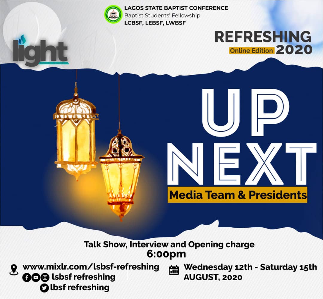 lsbsfcampus's tweet photo. Hello Beloved, Join in Now for Talk Show, Interview and Welcome Charge
Live on Mixlr.
Connect Via 👉 https://t.co/Sw0iJjq0y6
Share With Your Friends. God Bless.....
#Refreshing2020 #LIGHT2020 https://t.co/dW2Z5M8muS