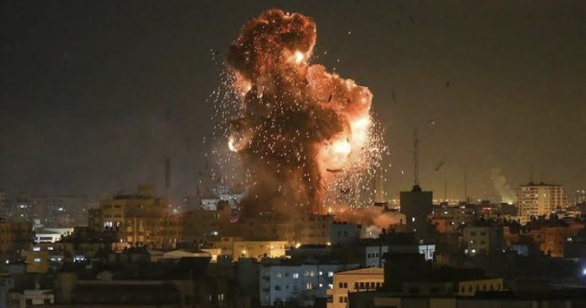 Gaza is under attack again  May Allah make it easy and always protect the people of Palestine 