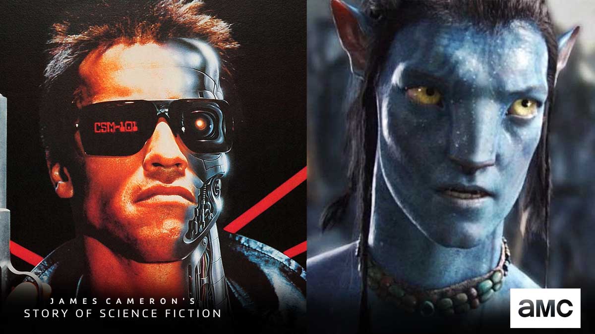 amctv_es's tweet photo. En #AMCVisionaries repasamos la historia de la ciencia ficción en el cine de la mano de James Cameron. Y tú, ¿con cuál te quedas?

❤️ Terminator
🔁 Avatar https://t.co/ULIg2aBDox