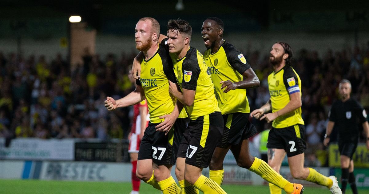 4-0:  @burtonalbionfc A Second Round EFL Cup home tie against Morecambe.Liam Boyce got his first, and as it turned out, only hat-trick for  #BAFC, with Ryan Edwards scoring the other Burton goal against  #Shrimps. #EFL