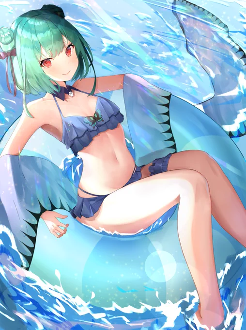 水着るしあちゃん
#絵クロマンサー 