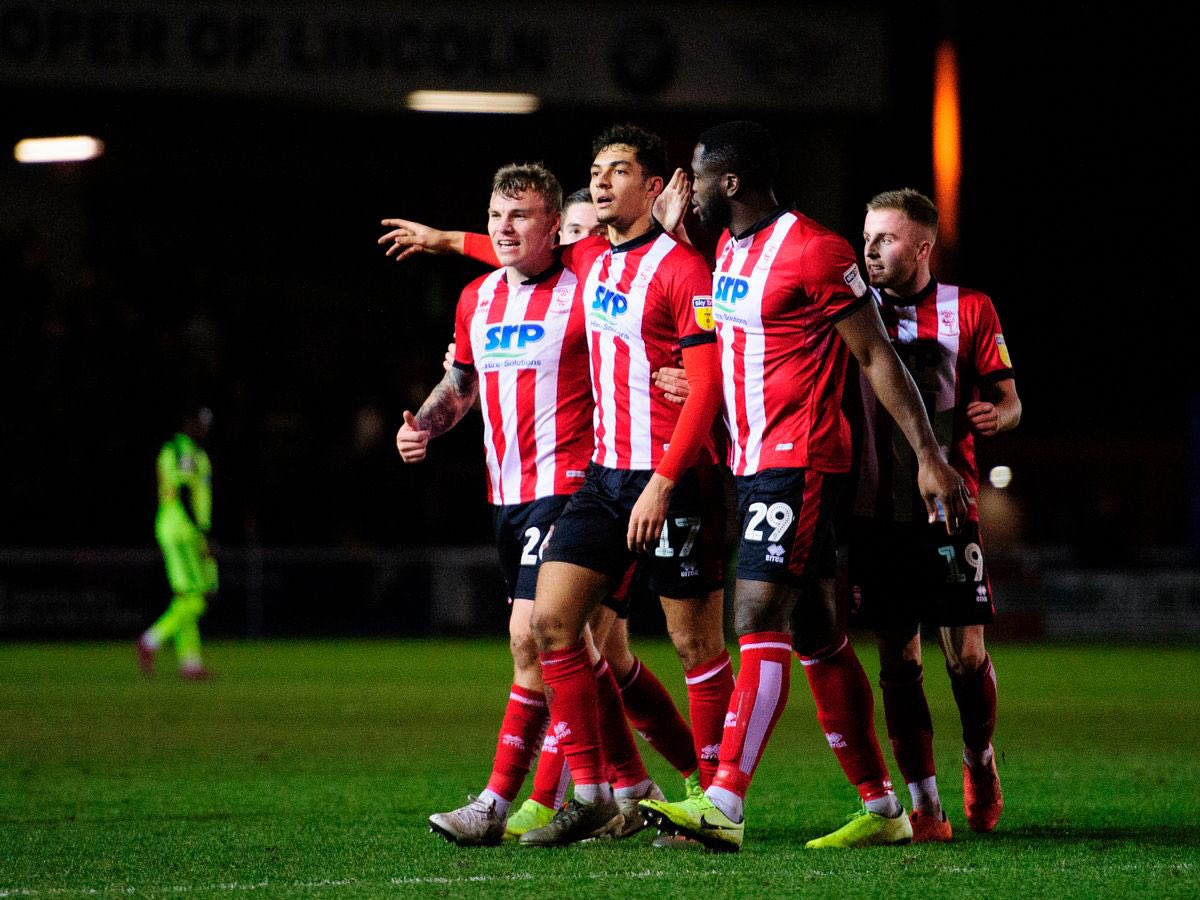 5-1:  @LincolnCity_FC Unfortunately, I’ve got to be Bolton Wanderers in here again. #ImpsAsOne beat  #BWFC 5-1 at Sincil Bank in January. John Akinde got two late goals, with an own goal, Harry Anderson and Tyler Walker providing the others. #EFL