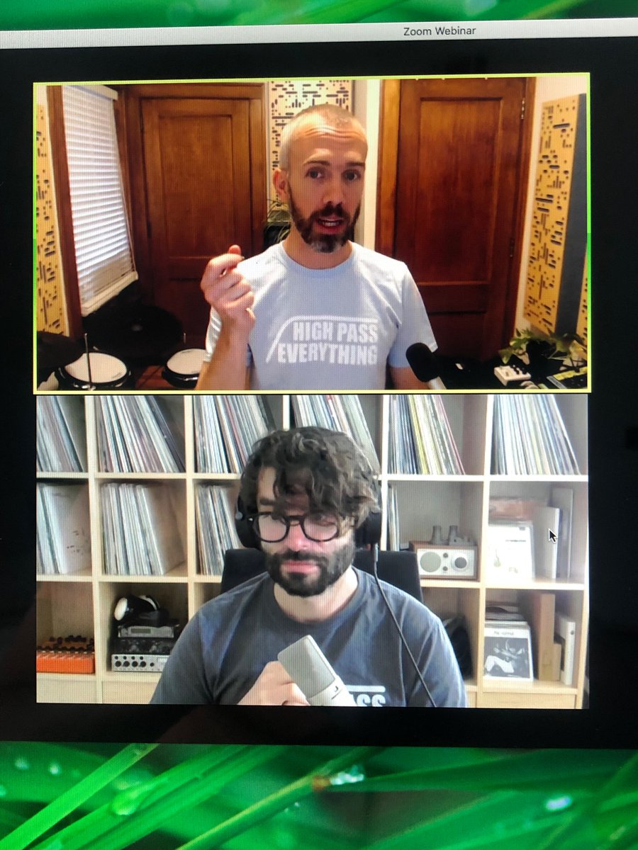 2trkmedia's tweet photo. Amazing webinar today! Thank you so much @podcastacademy @RobByers1 &amp; @sepulchra once again for sharing your tricks of the trade. Hands down the best webinar for recording &amp; mixing techniques. #podcast #podcastlife #podcastcommunity #podcasteditor #podcastediting https://t.co/tEAp3g5CMc