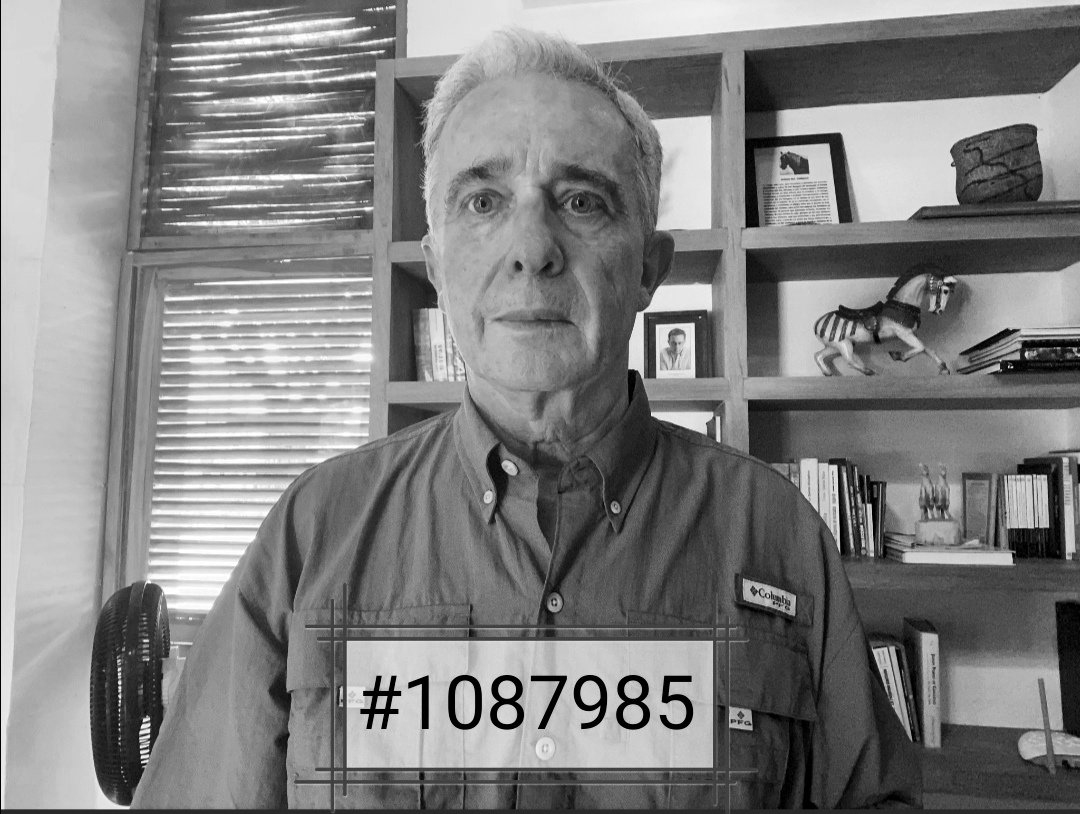 Ivager69's tweet photo. Los números de Uribe
#El1087985A Preso
#El82 Narcotraficante
#El270 Los Procesos
#Los10000 Falsos Positivos https://t.co/o1NfLMvK5h