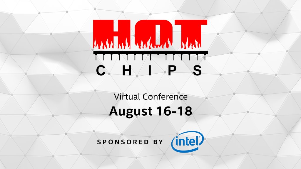 IntelTech's tweet photo. Join @hotchipsorg and @intel for the first virtual Hot Chips conference! https://t.co/ZX64sTKN1W
 
We have talks on:
•Tiger Lake SoC Architecture
•Xe GPU Architecture
•Next-Gen Xeon Scalable Processors
•Agilex FPGAs
•Quantum Computing
•Tofino2 12.9Tbps Ethernet Switch https://t.co/d6GN0CZS1N