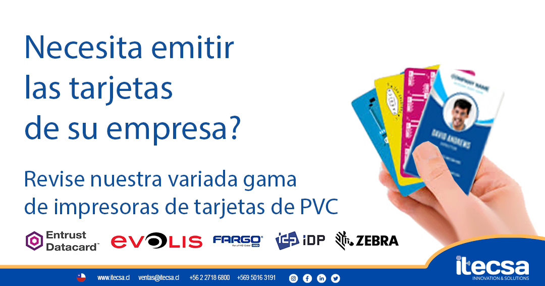 ¿Buscas identificar a tu personal? tenemos la solución impresoras de credenciales que mejoraran la #seguridad? En #Itecsa encuentras todas las #soluciones que necesitas para #ControlDeAcceso, #BarrerasVehiculares e #IdentificacionCorporativa.