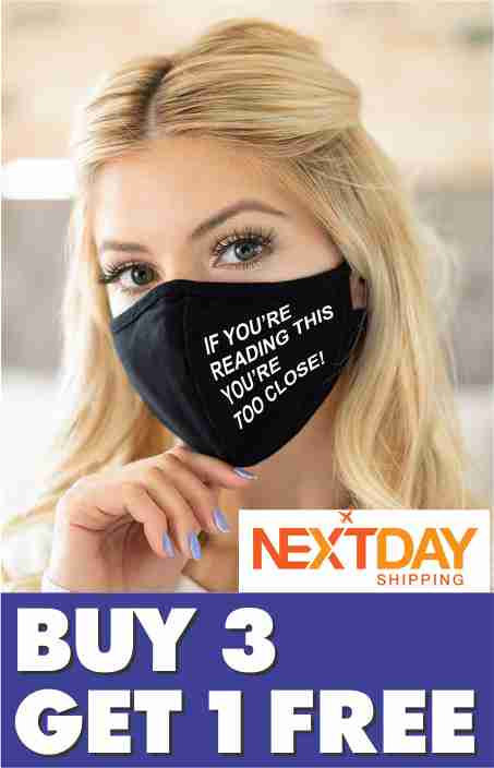 NeonnaS's tweet image. If You're Reading This You're Too Close Face Mask, 3D Face Mask Black, Masks for Germ Protection, Unisex Reusable,Double Layered Face cover etsy.me/2DRCR0l #black #elastic #no #fitted #germprotectionmask #comfortablemask #facemasks #facecoverings #reusablemask