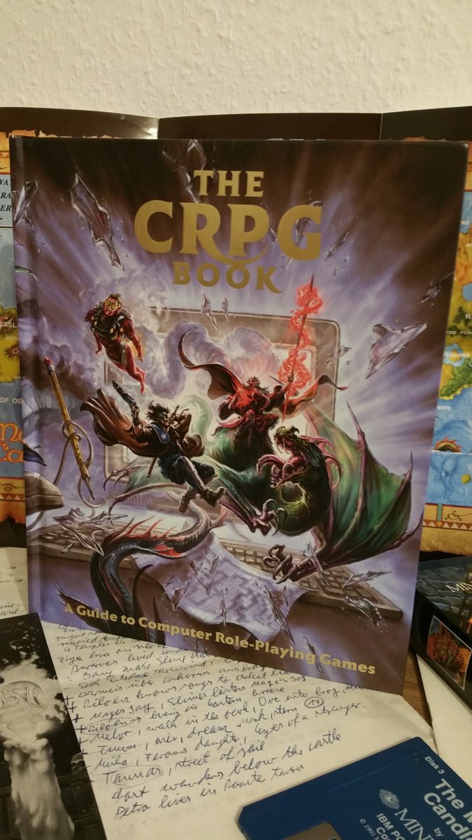 Finished reading this fantastic book. Inspired by so much great as well as exotic games.
It is free: crpgbook.wordpress.com Or order a printed high quality version bitmapbooks.co.uk/products/the-c… #book