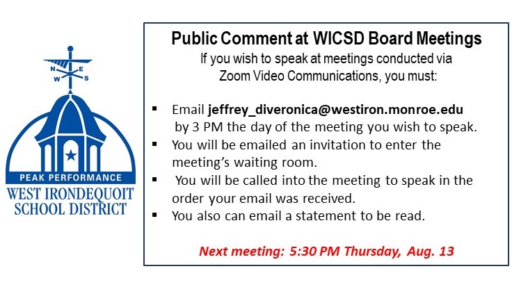 PUBLIC COMMENT PROTOCOL: Community members who'd like to speak at our Board of Education meetings should follow the procedure outlined below. 

Our next one is 5:30 PM today.

<a href="/AaronJohnsonWI/">Aaron R. Johnson</a>