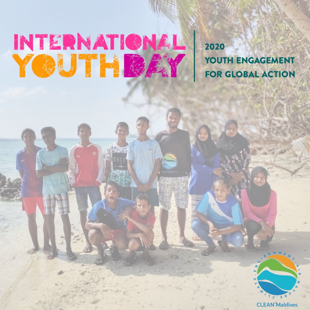 Happy International Youth Day! Keep inspiring, keep building responsible citizens. Love the environment. Together we can save the earth. #internationalyouthday2020