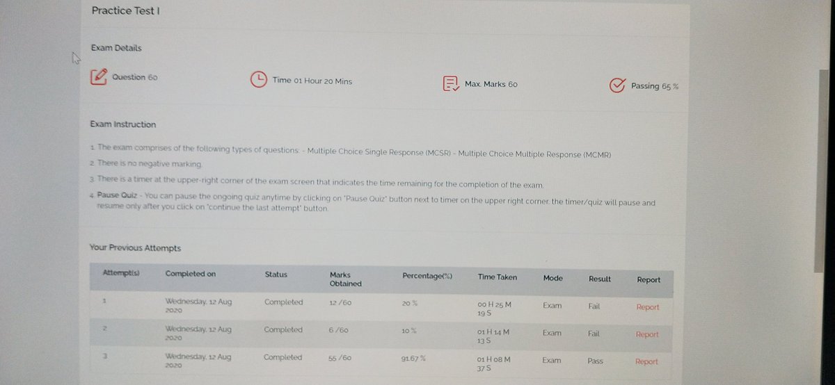 Senthil0582's tweet photo. Day 16 of #100DaysOfCloud - In continuation with the #AWS Sysops exam learning - Attempted a new practice test today - was a tough one with the test asking in detail about monitoring & performance. #whizlabs #failnlearn https://t.co/OOY6zIJVvi