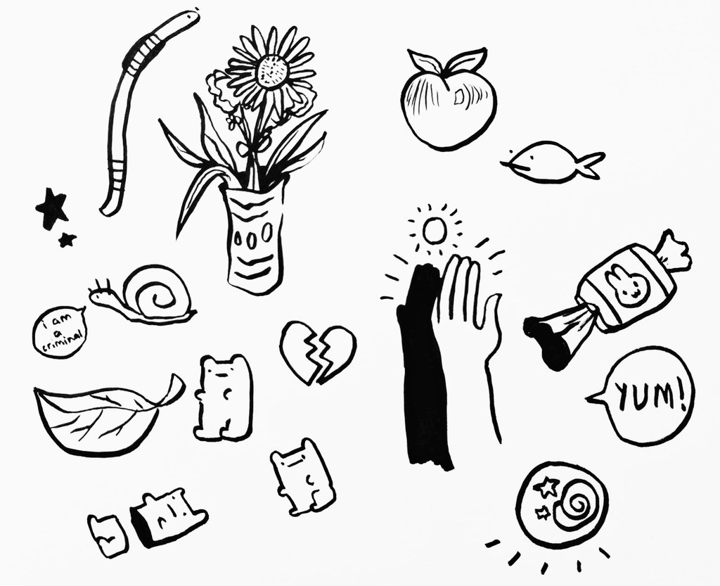 #faceyourlineart i want to join in i love doing funky line drawings (~‾▽‾)~ 