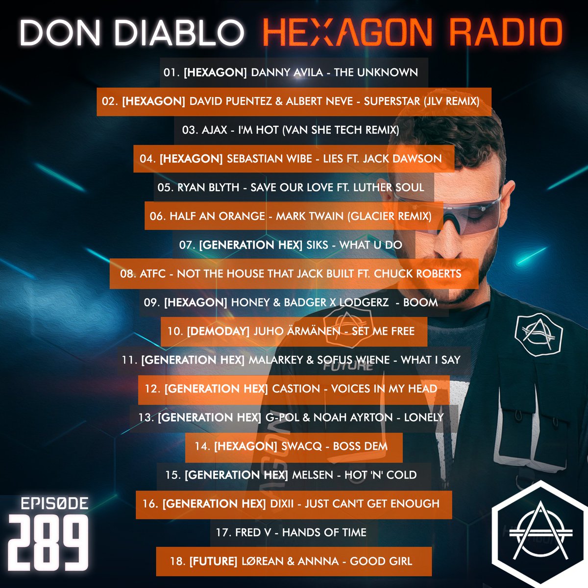 HexagonHQ's tweet photo. HEXAGON RADIO #289 brings you GOOD VIBES to get you through these DIFFICULT TIMES! ❤️ TUNE IN! ► https://t.co/qM1zI387Qu https://t.co/HeagAolEiq