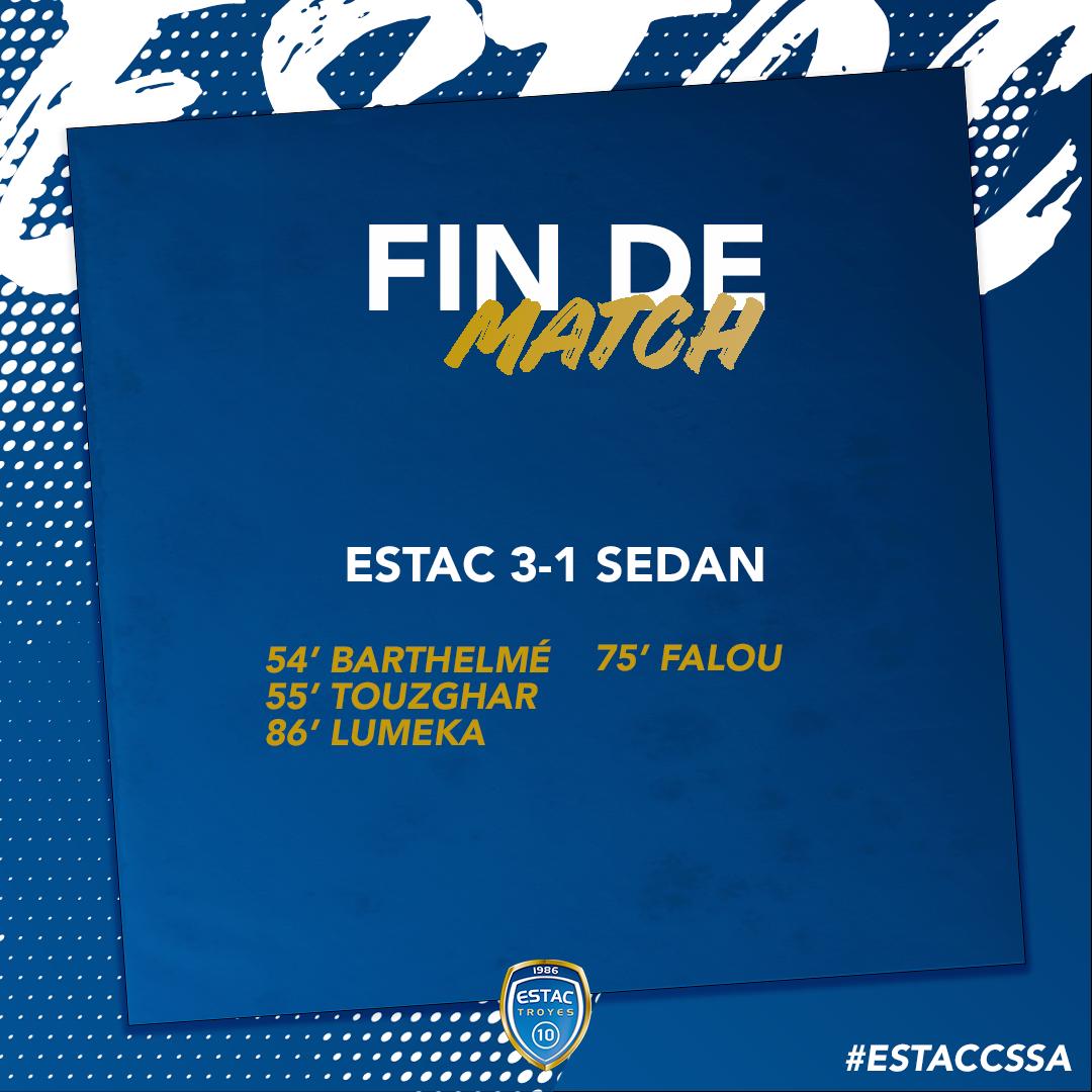 estac_officiel's tweet photo. ⏱️90' : C'est terminé au Stade de l'Aube et l'#ESTAC s'impose 3 buts à 1 face au voisin, Sedan dans ce match de préparation ! Belle saisons amis du @_CSSA ! #ESTACCSSA https://t.co/5yI7mG6ko1