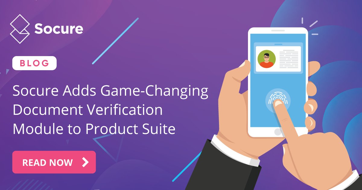 SocureID's tweet photo. https://t.co/VWwsicJiIA In our new blog post, we share why Socure's, forward-thinking approach to Document Verification is unmatched in the market, explain key features and more. Read the blog now. #AML #KYC #DocV #ecommerce #finance #healthcare #gaming #autolending #onlinegaming https://t.co/78r8FpfHTs