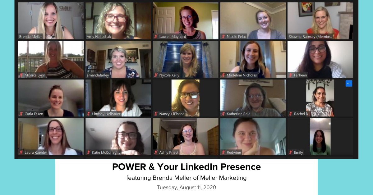 Thank you, @brendameller of @mellermarketing, for sharing LinkedIn tips and tricks to enhance your LinkedIn presence! We had a great time endorsing and connecting with each other during last night’s interactive workshop.

#togetherdigital #linkedinworkshop #digital