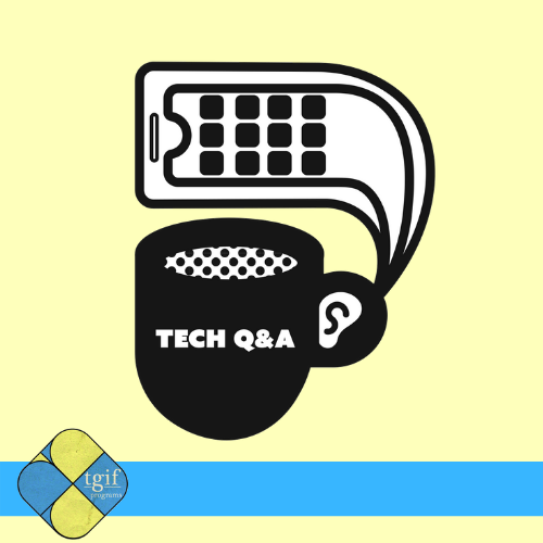 FreemanLib's tweet photo. Adults - Join us for our virtual TGIF Programs “Tech Q&A” event tomorrow (Thursday, 8/13) at 10:15 AM. Use the following link to join us via MS Teams - https://t.co/uvbOELm6NY @harriscountypl #TGIFPrograms #TechQA #FMAdults https://t.co/88vskZbjYq