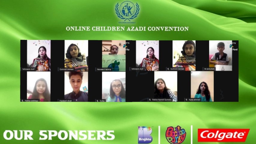 fatima_shanze's tweet image. Online Children Azadi Convention #ChildrenAssemblyPakistan  
#Segment1 #AzadiWeek 🇵🇰