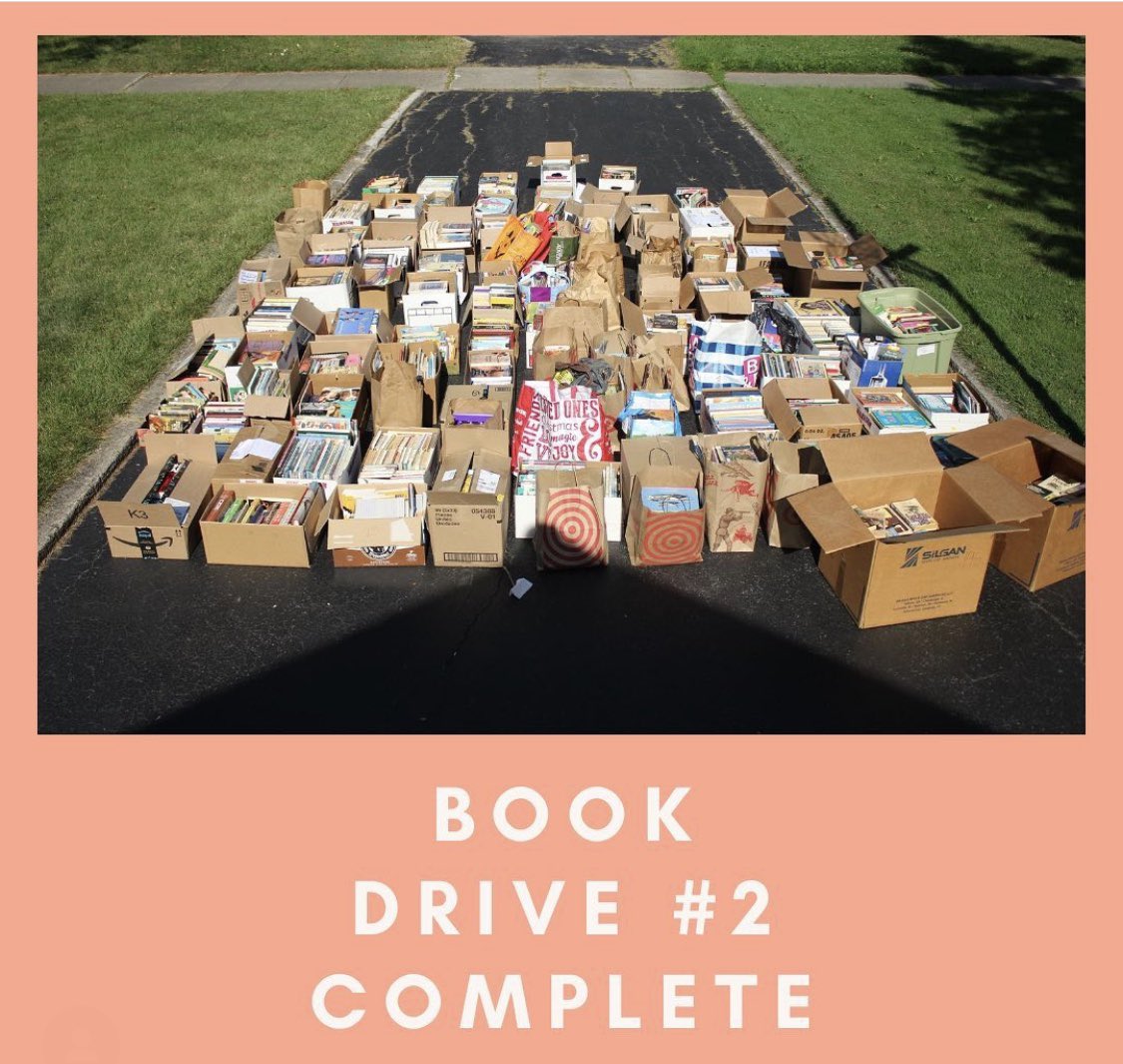WriteRochester's tweet image. Our 2nd book drive is complete! We collected 3,400 books for Rochester Refugee, This will help refugees improve their reading skills. Thank you to everyone who donated! Stay tuned for more events from WriteRochester :)