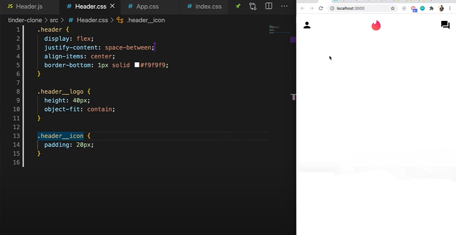 MoazIrfan's tweet photo. Designing/Styling App Header is that simple. https://t.co/dwPsIl1yNz