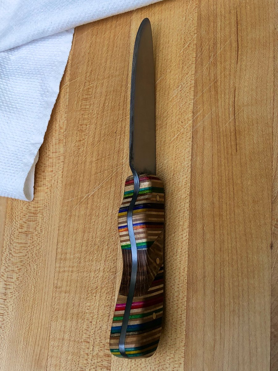 csage04's tweet photo. Did you know that about 2 MILLION broken skateboards end up in landfills every year? That’s why I use them make custom knives and other cool wood stuff with them. You should check it out at https://t.co/U1oPYm3EBu or @ csage.knives on instagram! 🛹♻️🌎🌳 https://t.co/bNWlTX2c71