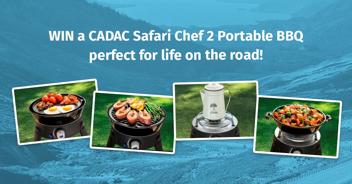 CaravanSelecta's tweet photo. #WIN a CADAC Safari Chef 2 - perfect for life on the road!

This portable lightweight gas #bbq offers 4 cooking surfaces: a pot stand, BBQ top, Flat Griddle and a Pan. With a carry bag included, this BBQ is great for all of your adventures. Enter here > https://t.co/prcmBCcKLh https://t.co/Uxu8LqcpuA