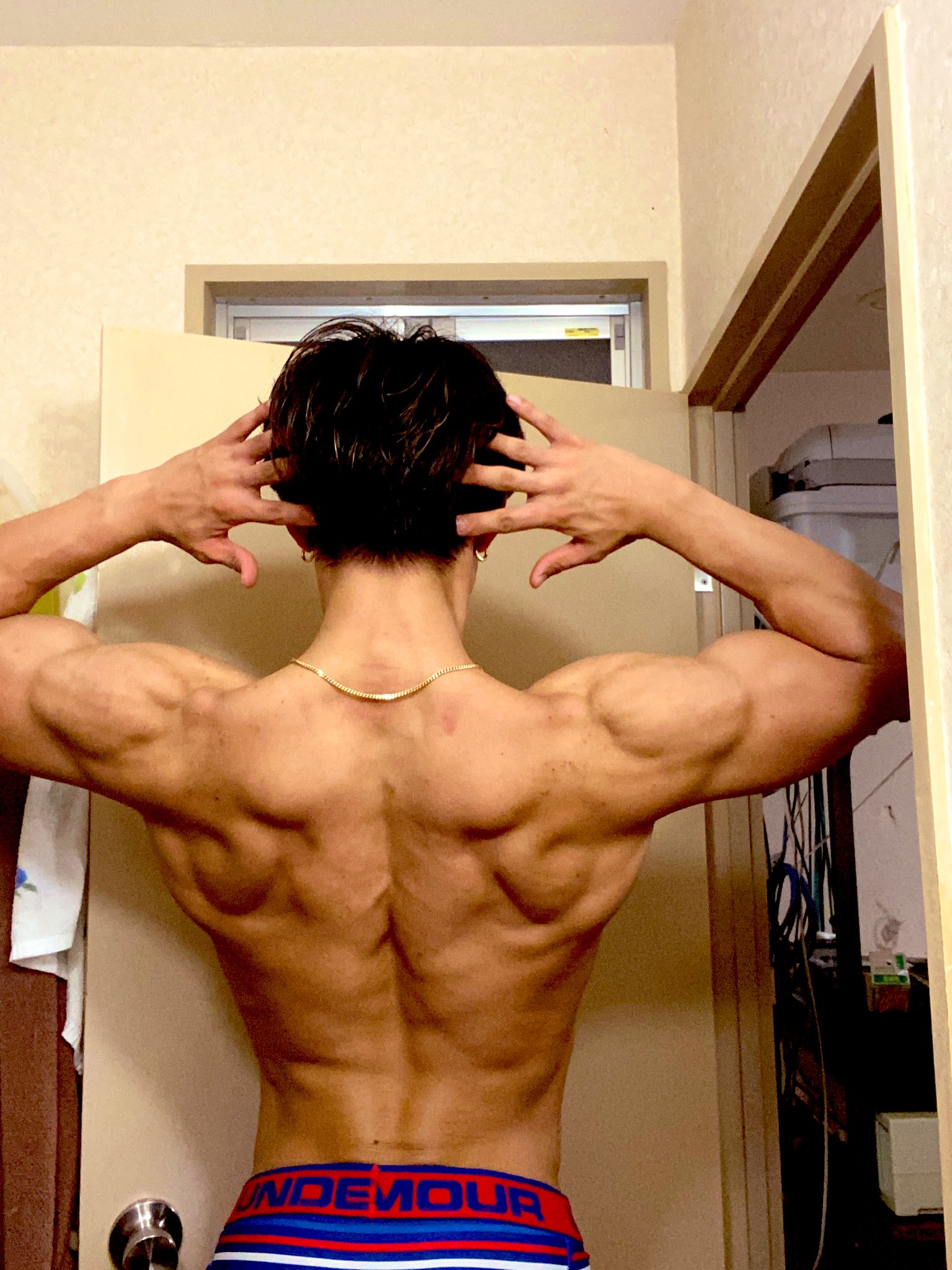 むらしょ 広背筋下部の厚みがもっとほしい