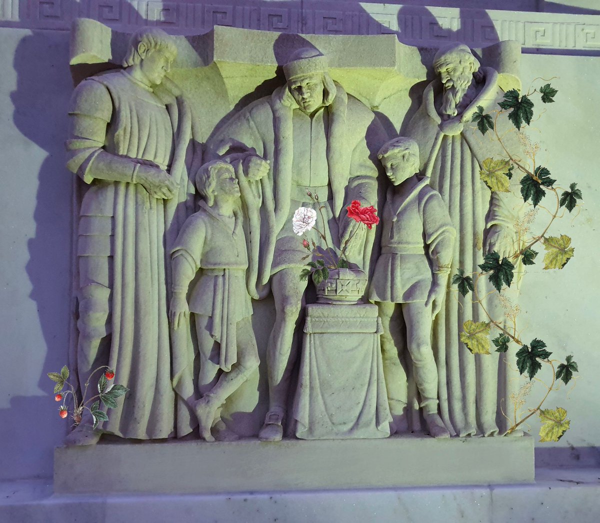 BotanicalShax's tweet photo. Friezing for summer: challenge #7⠀
Name the Play in the relief!⠀
⠀⠀⠀⠀⠀
Don’t forget to follow the floral clues!⠀
⠀
It is #WeirdContestWeek after all (9-16th)⠀
⠀
#namethatplay #Shakespeare #challenge #quiz #contest #guesswho #botanicalshakespeare https://t.co/j1d0ZiF2HS