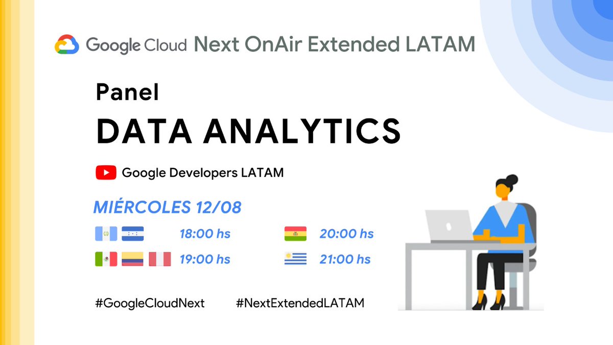 gdg_cloud's tweet image. Hoy tenemos Panel de discusión en el #NextExtendedLATAM sobre lo nuevo anunciado en #GoogleCloudNext , no se lo pierdan!!
youtu.be/A4nTA_qSm_s