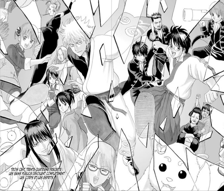 Gintama manga illustration a thread :