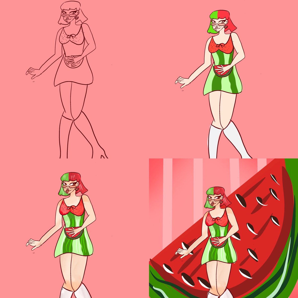 truckytrucktime's tweet photo. Progression pics #art #digitalarg #digitalillustration #procreate https://t.co/9RMrlSBqgX