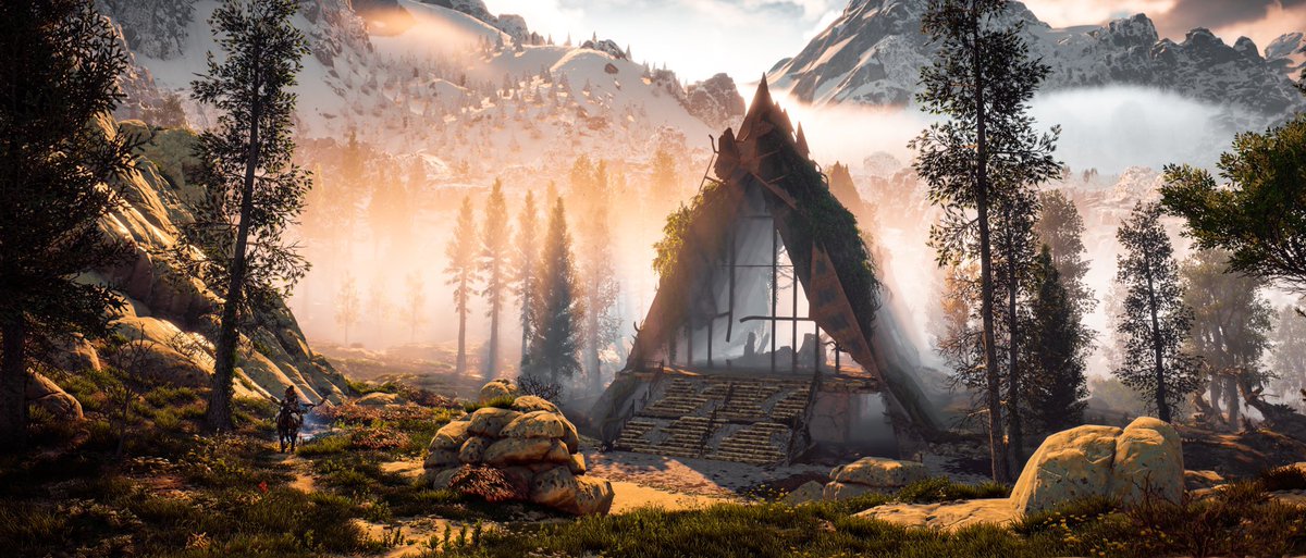 oreosbestcookie's tweet photo. #HorizonZeroDawn in game graphics and textures. xCunt can’t make games with such stunning visuals. #PS5 > #HaloInfinite @XcloudTimdog @aarongreenberg and this is a PS4 game. #HorizonForbiddenWest looks much better. https://t.co/TFOI1IACmi