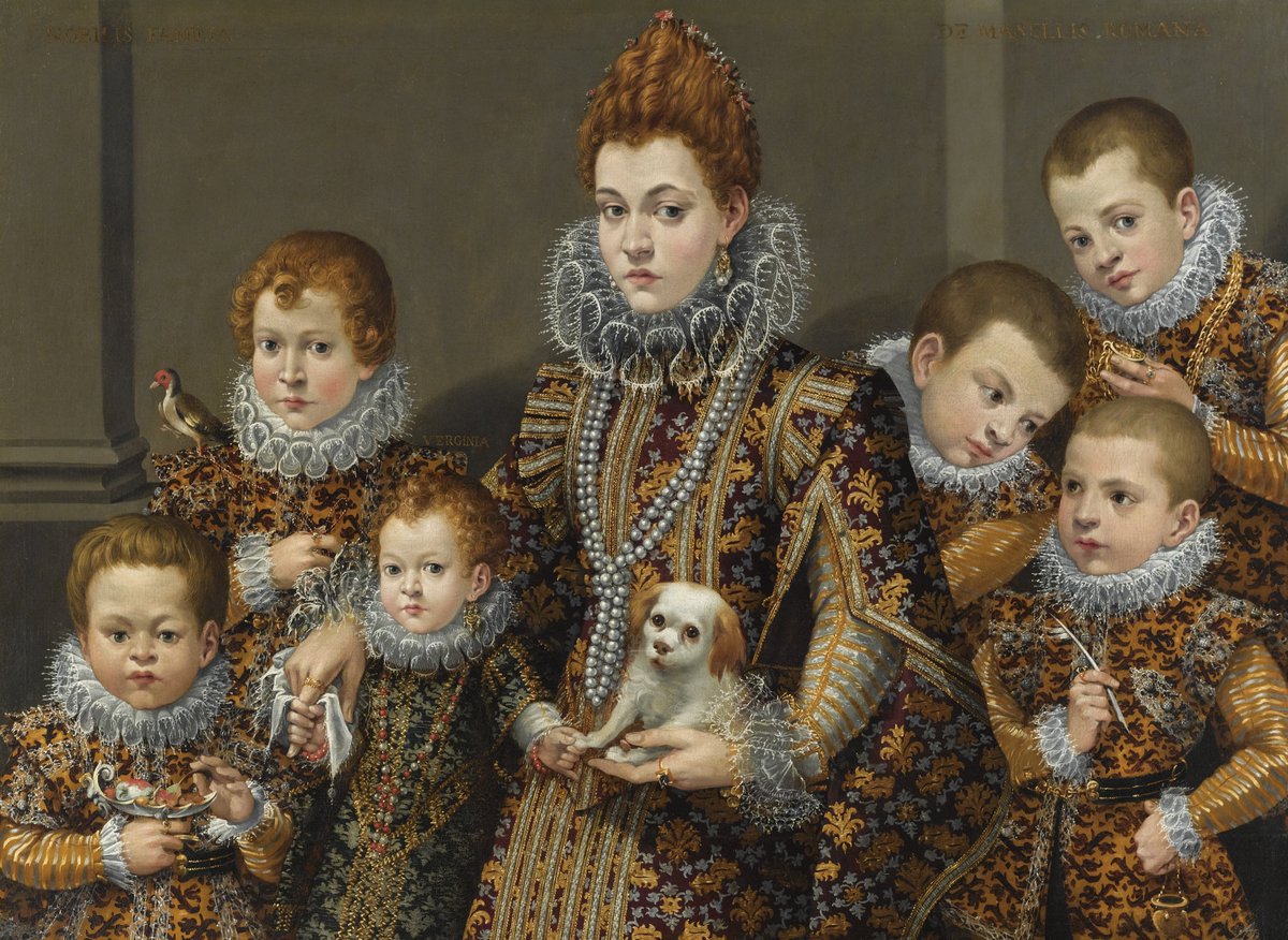 @O_Longueville More, more, more!! There's just not enough out there about women artists across history! Thanks for highlighting this epic painter, whose portrait of Bianca degli Utili Maselli and her brood is a epic snapshot of #pethistory and #fashionhistory as well! Hi @PP_Rubens! 🙂