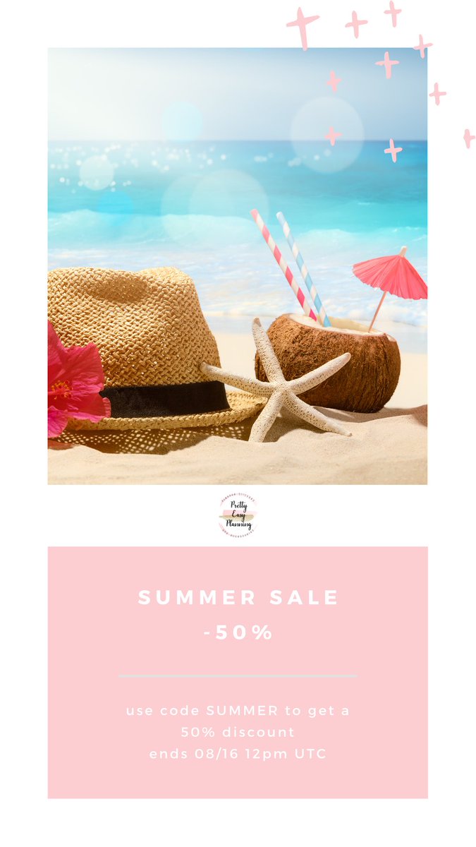 pretty_planning's tweet photo. Get 50% discount this weekend! https://t.co/Pdz7qTRcY0