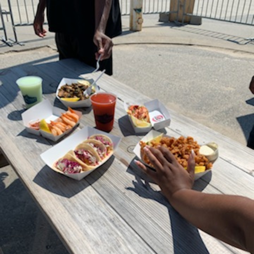 A little behind-the-scenes magic for an upcoming press piece! Come visit us at Riis Park Beach Bazaar before we get too famous we can't remember our roots!
JK--we're a beach concession in Rockaway! You don't get more chill than that in this city!