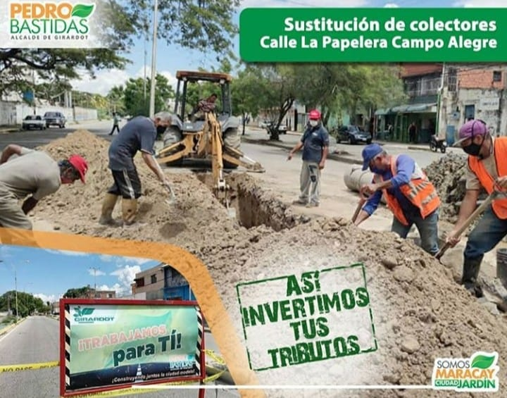 Cumpliendo con nuestra agenda de atención a las comunidades, Hidrocentro en articulación @amigosdemaracay, sustituyeron 80 mts de colector de 15 pulgadas en la calle 📍 La Papelera del sector Campo Alegre, parroquia José Casanova Godoy

<a href="/MarcoTorresPSUV/">Rodolfo Marco Torres</a>