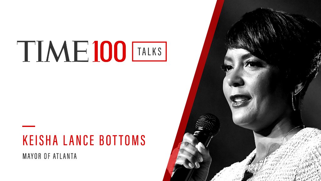 Tune in tomorrow at 1 p.m. E.T. for a live #TIME100Talks featuring Atlanta Mayor @KeishaBottoms in a conversation about the future of education.
Register now: https://t.co/EevNCSITpB https://t.co/TQ2bAygG4e
