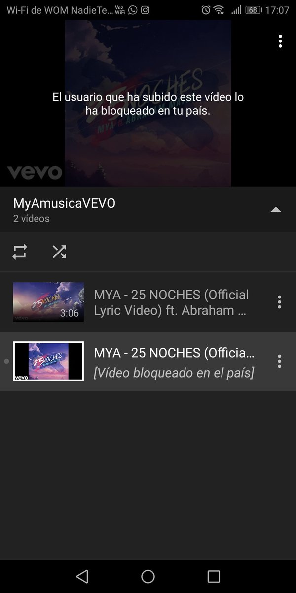 myaendless's tweet photo. Una falta de respeto ahre
25 NOCHES MYA FT ABRAHAM https://t.co/M7bHiQG0NG