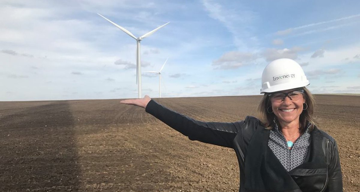 RepCheri's tweet photo. My #RuralGreenPartnership seeks to utilize rural America’s potential to combat the climate crisis. 

Wind energy is a crucial component of this plan to invest in our rural economies because #WindBuildsTheFuture. #AmericanWindWeek https://t.co/m3GERorIt9