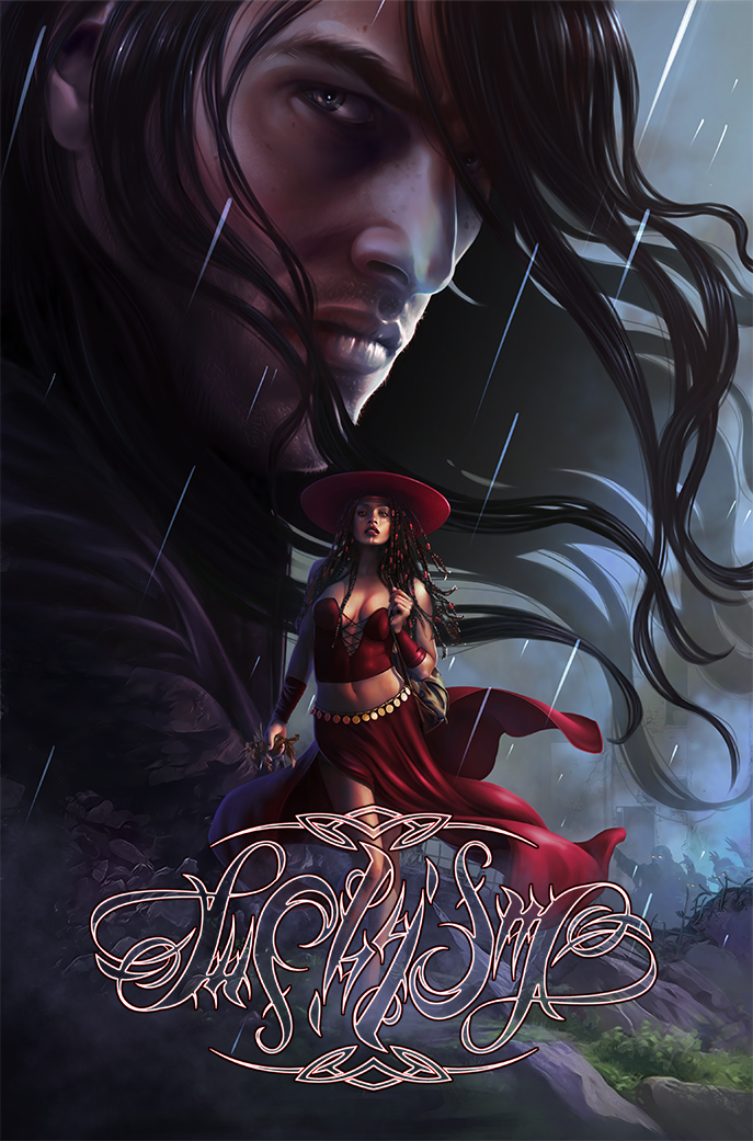 Back to work a bit despite these crappy months. XD
At least drawing relaxes me. I started to wonder if I still knew how to draw.
😅

Cover for #Schism #FinemMundiPublishing  #HorrorComics #comic